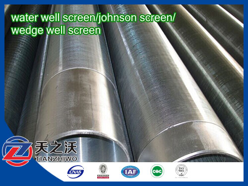 Johnson Wire Water Filter Pipe / Water Well Screen