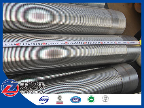 Stainless Steel Johnson Screen Pipe Mineral Water Developmen