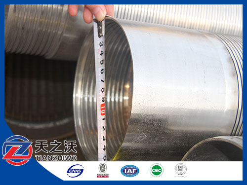 Tianzhiwo ss 304 pipe johnson based screen pipe