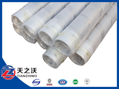 OD 219 stainless steel cylinder metal wire mesh / wedge wire