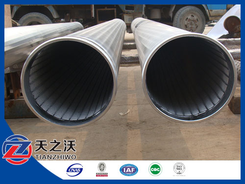 Sand control water and oil well wedge wire screen