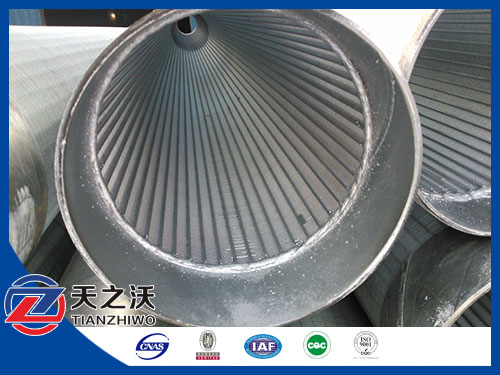 SS304 V Wedge Wire Water Well Pipe Screen Filter