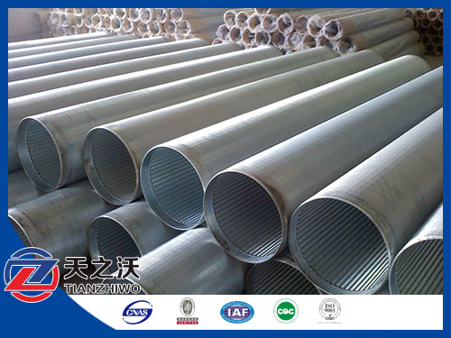 SS 304 johnson Continuous Slot screen pipe for water project