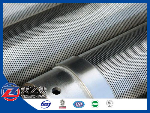 10'' Stainless Steel Continuous Slot Wedge Wire Screen, Wedg