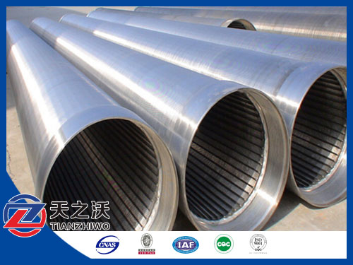 All-welded wire wrapped screen tube ss304 316 material